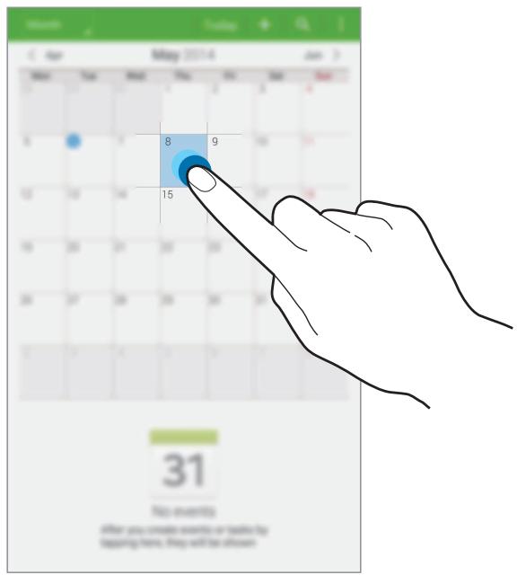 SAMSUNG SM-T235 - Creating events or tasks - 1