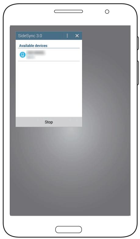 SAMSUNG SM-T325 - Connecting your tablet and a smartphone - 1