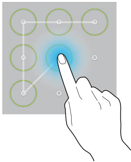 SAMSUNG SM-T325 - Setting a pattern - 1