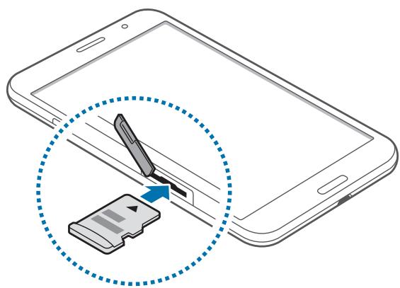 SAMSUNG SM-T325 - Inserting a memory card - 2
