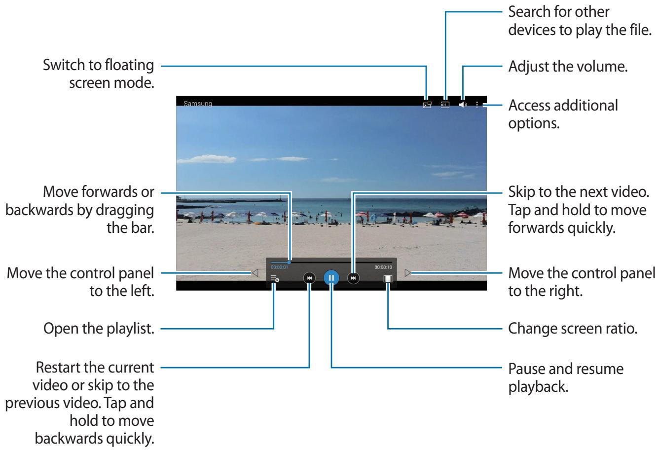 SAMSUNG SM-T325 - Playing videos - 1