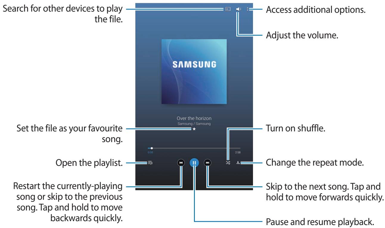 SAMSUNG SM-T325 - Playing music - 1