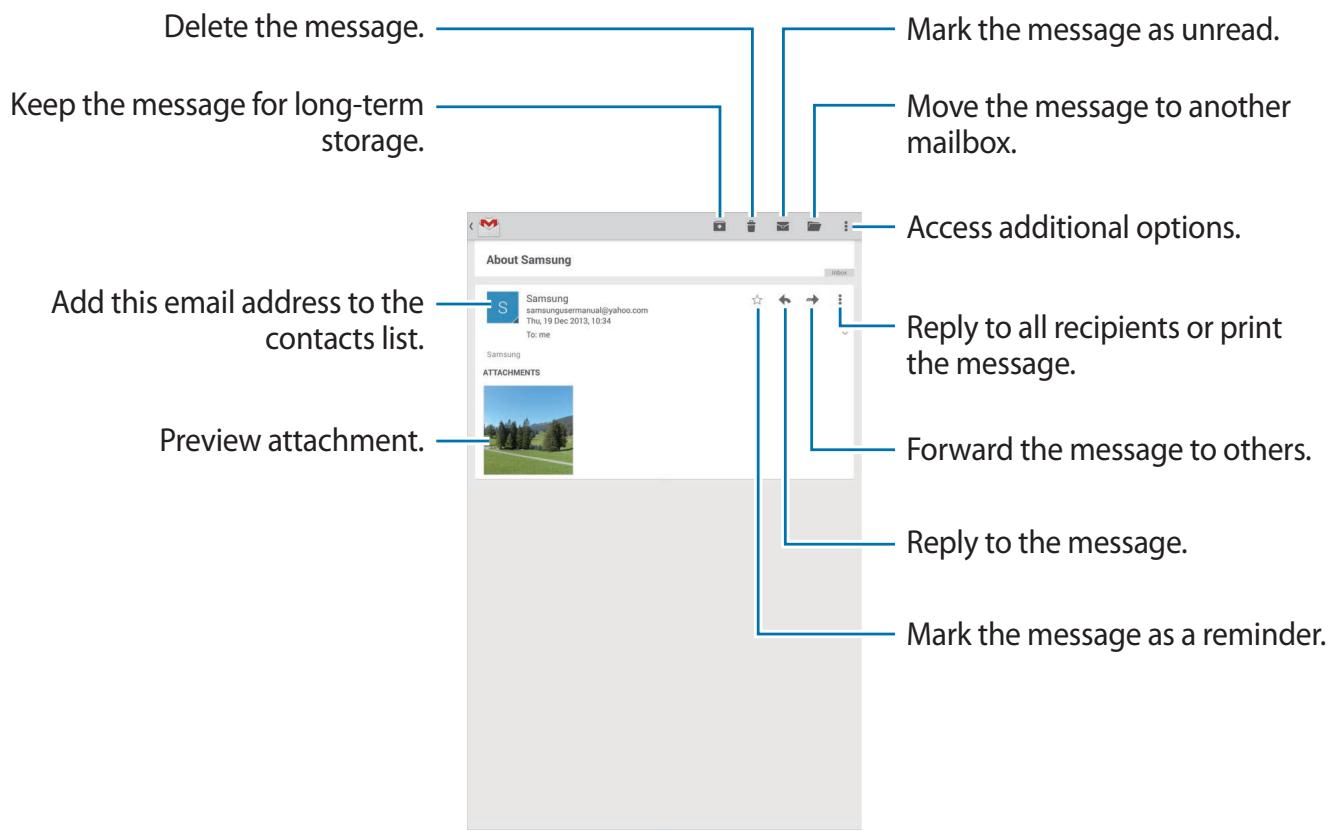SAMSUNG SM-T325 - Reading messages - 1