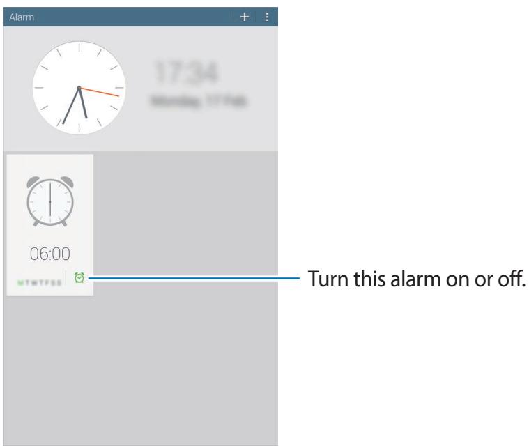 SAMSUNG SM-T325 - Alarm - 1