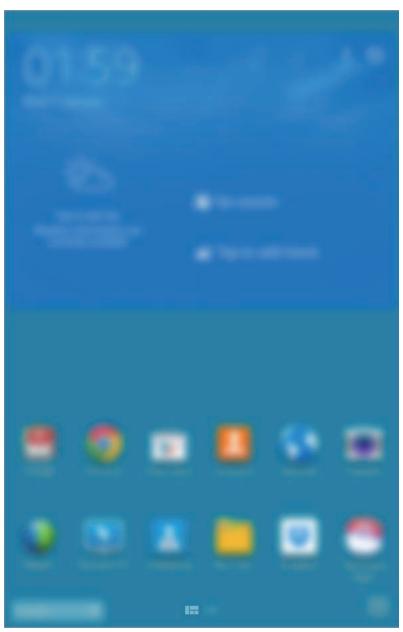 SAMSUNG SM-T325 - Home screen - 1