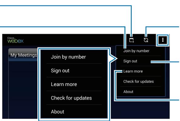 SAMSUNG SM-T325 - Creating a meeting session - 1