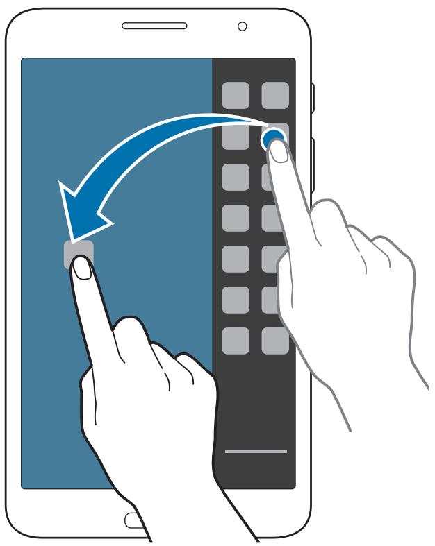 SAMSUNG SM-T325 - Launching applications in a split screen Multi Window - 2