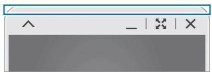 SAMSUNG SM-T325 - Moving the virtual smartphone screen - 1