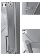 SAMSUNG RB3EJ5200WW - Démontage de la porte du réfrigerateur - 25
