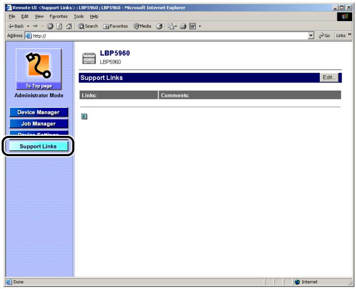 CANON REMOTE - Click [Support Links], then click the link that you want to visit. - 1