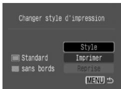 CANON PICTBRIDGE - Dans le menu [Imprimer], sélectionnez [Imprimer], puis appuyez sur le bouton FUNC./SET. - 1