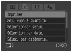 CANON PICTBRIDGE - Spécifier et imprimer plusieurs images (Réglage des paramètres d'impression DPOF) - 1