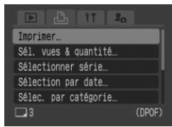 CANON PICTBRIDGE - Spécifier et imprimer plusieurs images (Réglage des paramètres d'impression DPOF) - 1