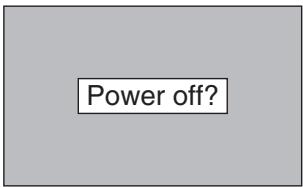 CANON LV-X2 - TURNING OFF THE PROJECTOR - 1