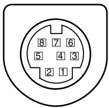 CANON LV-X2 - Terminal : Mini DIN 8-PIN - 1