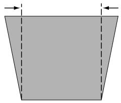 CANON LV-X2 - KEYSTONE ADJUSTMENT - 1