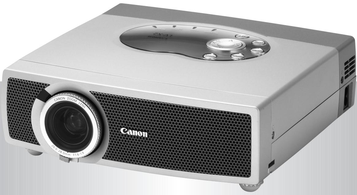 CANON LV-X2 - Owner's Manual - 1