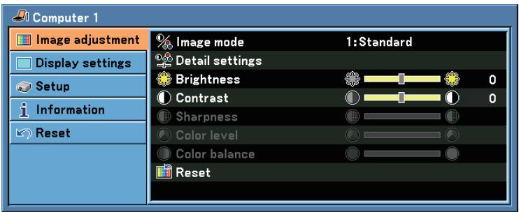 CANON LV-X7 - ① Using the Menus - 1