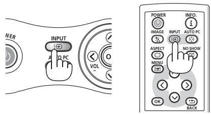 CANON LV-X7 - Detecting the Signal Automatically - 1