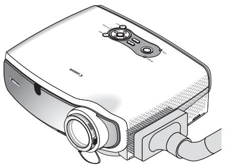 CANON LV-X7 - To clean the air-filter: - 1
