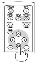 CANON LV-X7 - To select a menu language, follow these steps: - 3