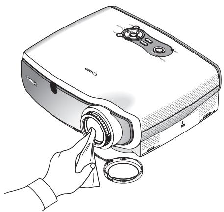 CANON LV-X7 - ② Cleaning the Cabinet and the Lens - 2