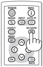 CANON LV-X7 - ① Turning off the Image and Sound - 1