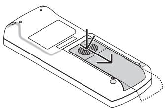 CANON LV-X7 - Battery Installation - 1