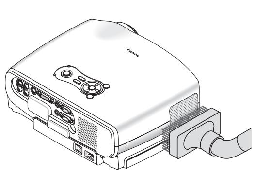 CANON LV-X7 - ② Cleaning the Cabinet and the Lens - 1