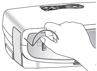 CANON LV-X7 - Release your hold and turn the logo upside down. - 3