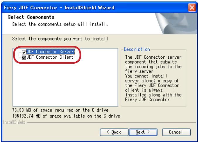 CANON T1 - Selecting Install Component - 1
