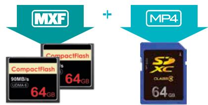 CANON XF205/XF200 RANGE BROCHURE - Dual codec - 3
