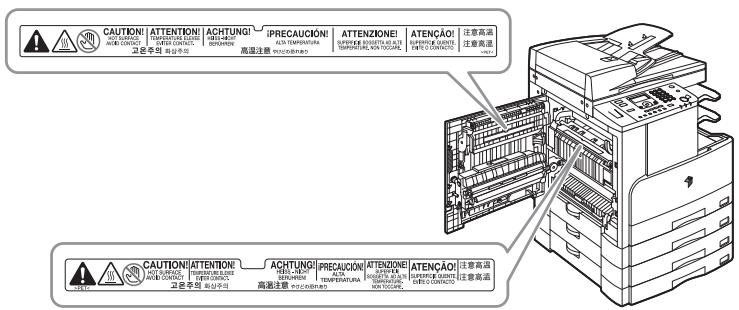 CANON IR 2420 - WARNING - 1
