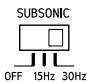 ALPINE MRD-M1005 - Commutateur sélecteur du mode subsonique - 3