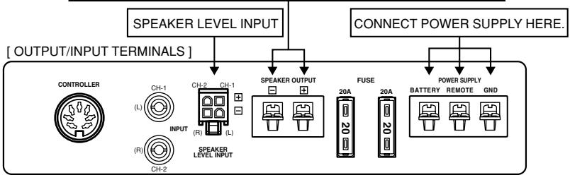ALPINE MRD-M500 - WIRING PRECAUTIONS - 1