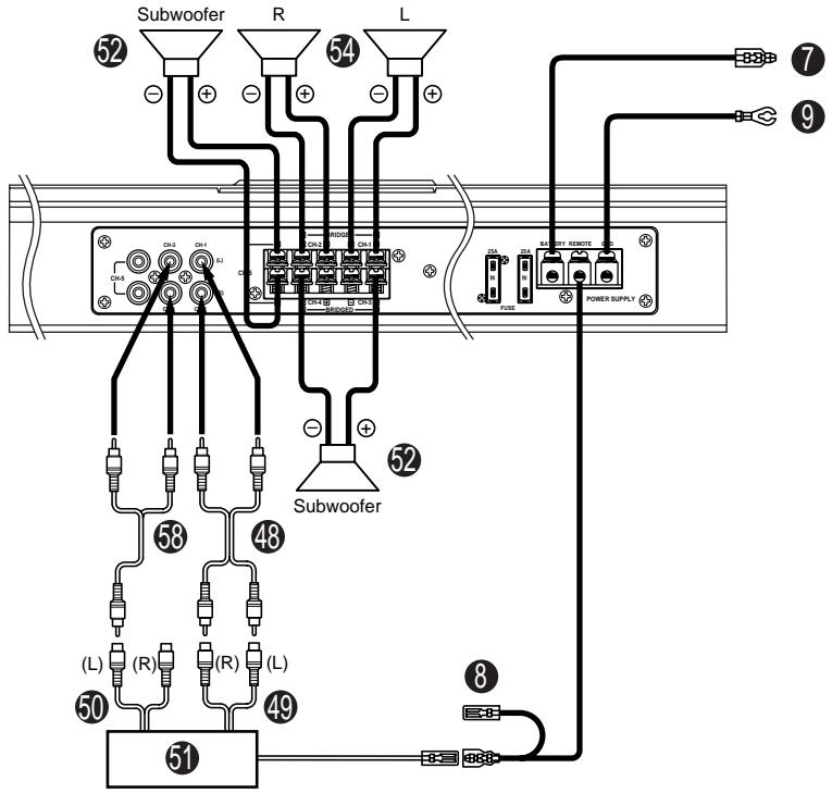 ALPINE MRV-F340 - - 4-Channel System/Système à 4 canaux/Sistema de 4 canales - 1
