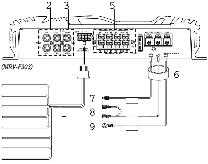 ALPINE MRV-T503 - CONEXIONES - 1