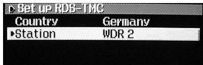 ALPINE NVD-T003 - Selecting TMC Reception (Only when TMC-001P is connected) - 1
