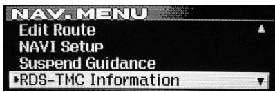 ALPINE NVD-T003 - Displaying the Traffic Event Information on Route - 1