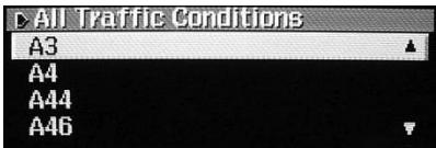 ALPINE NVD-T334 - Displaying all Receiving Traffic event Information - 1