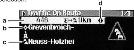 ALPINE NVD-T334 - Displaying the Traffic Event Information on Route - 3