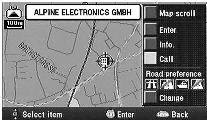ALPINE NVD-V004 - Automatic Dialling from a Point of Interest item - 1