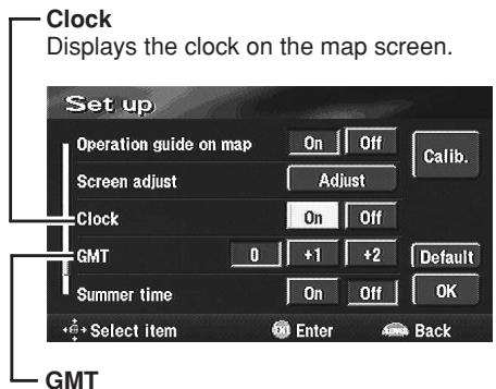 ALPINE NVD-V004 - Setting the Current Time - 1