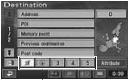ALPINE NVD-Z001 - Searching by Quick access points - 1