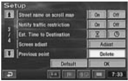 ALPINE NVD-Z001 - Deleting the stored previous destinations - 1
