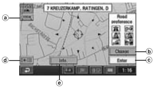ALPINE NVD-Z001 - When the point map is displayed using the Destination menu - 1