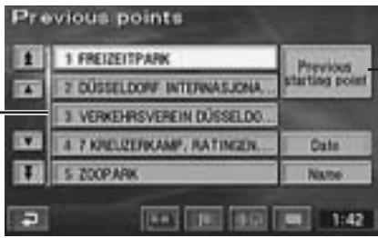 ALPINE NVD-Z001 - Searching from previous destinations searched - 1