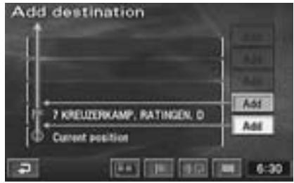 ALPINE NVD-Z001 - Adding destinations - 2