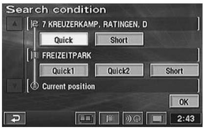 ALPINE NVD-Z001-SPACE-DB-VER-SPACE-4-10- - Changing the conditions for the route searching - 1
