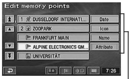 ALPINE NVD-Z001-SPACE-DB-VER-SPACE-4-10- - Editing the memory points - 1